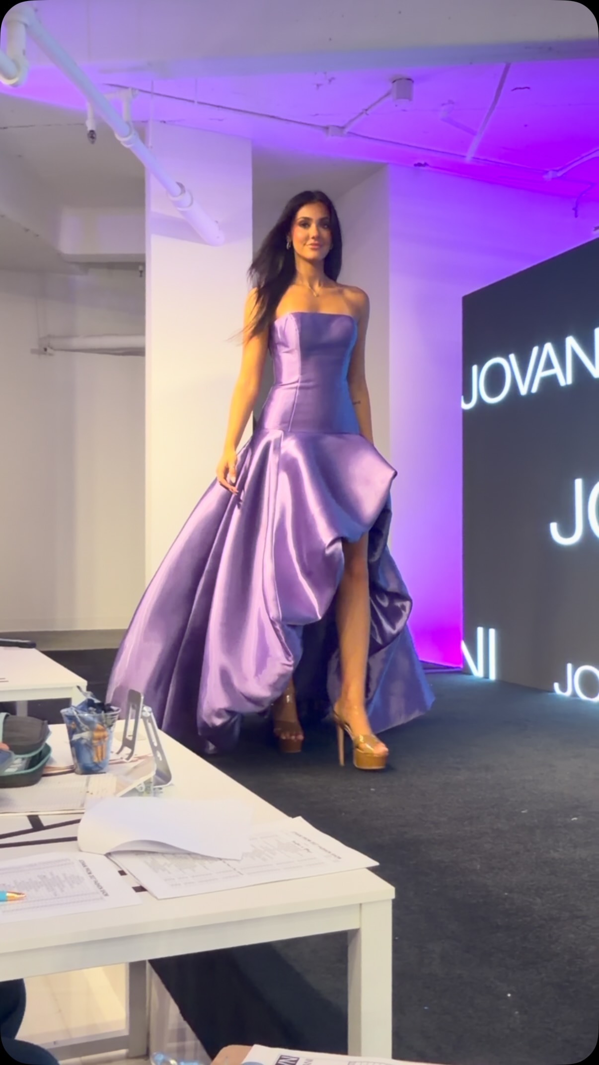 formal dresses douglasville ga What do we think about this high-to-low drop waist? We love it! What about you? 💜☂️🪻#promusa #jovanni #promusa #prom #purple | Prom USA Bridal & Wear Boutique size-med