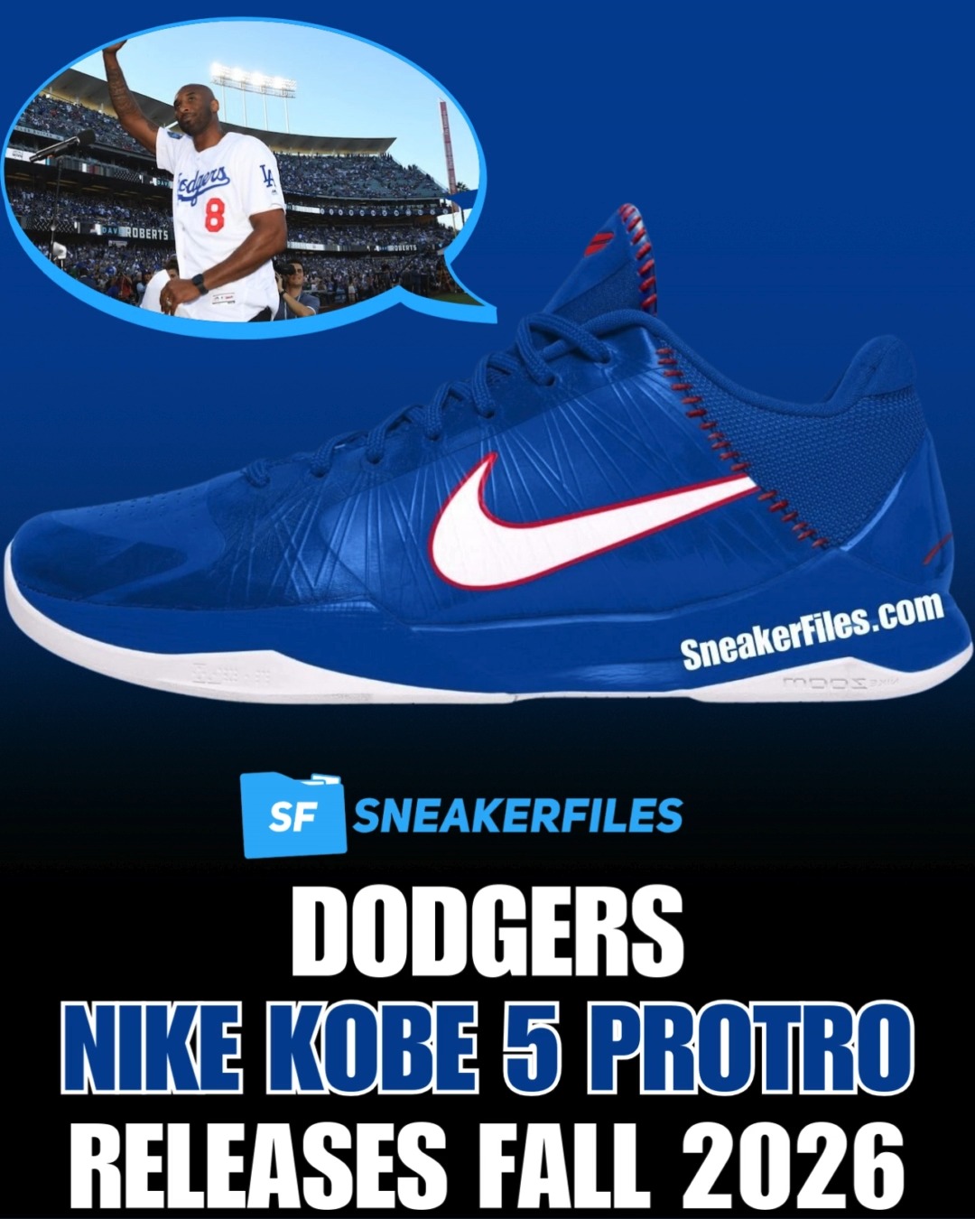 The Nike Kobe 5 Protro “Dodgers” Will Release in Fall 2026 with