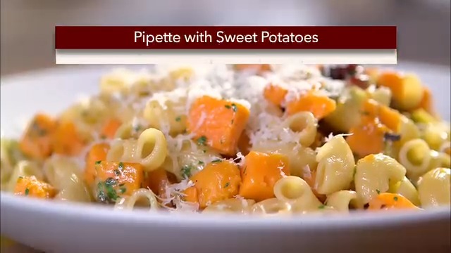The combination of potatoes and pasta in one dish is not unusual in ...