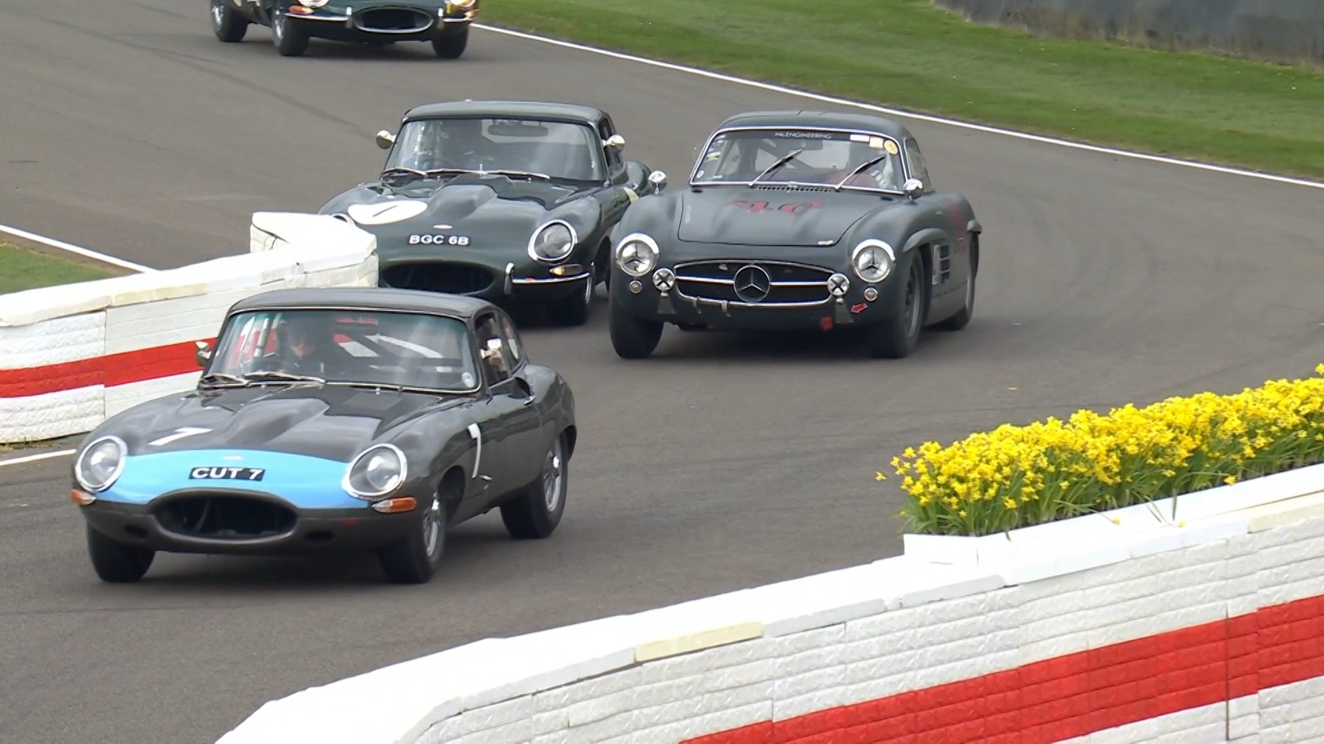 We would also choose destroying the chicane over a Mercedes Gullwing ...