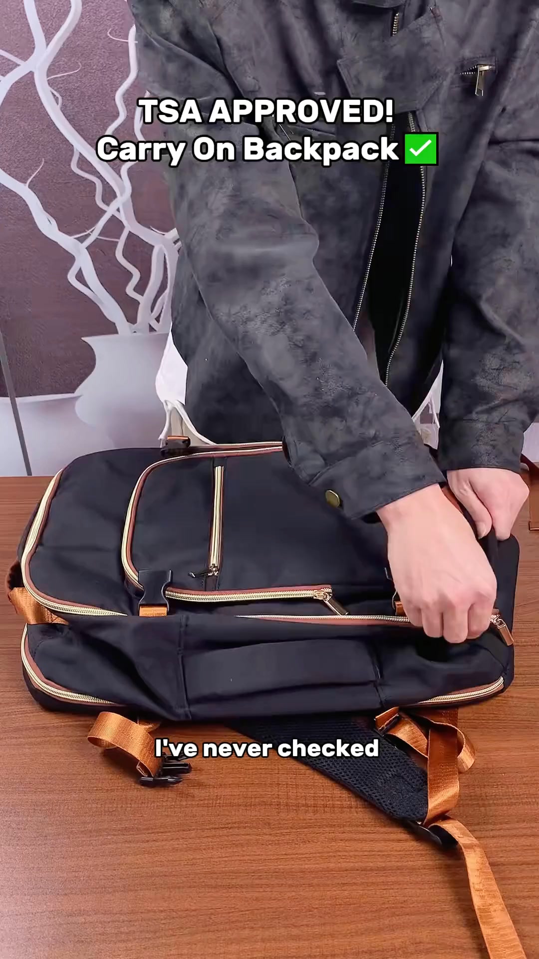 Stop digging through your bag in public. Everything stays visible ...
