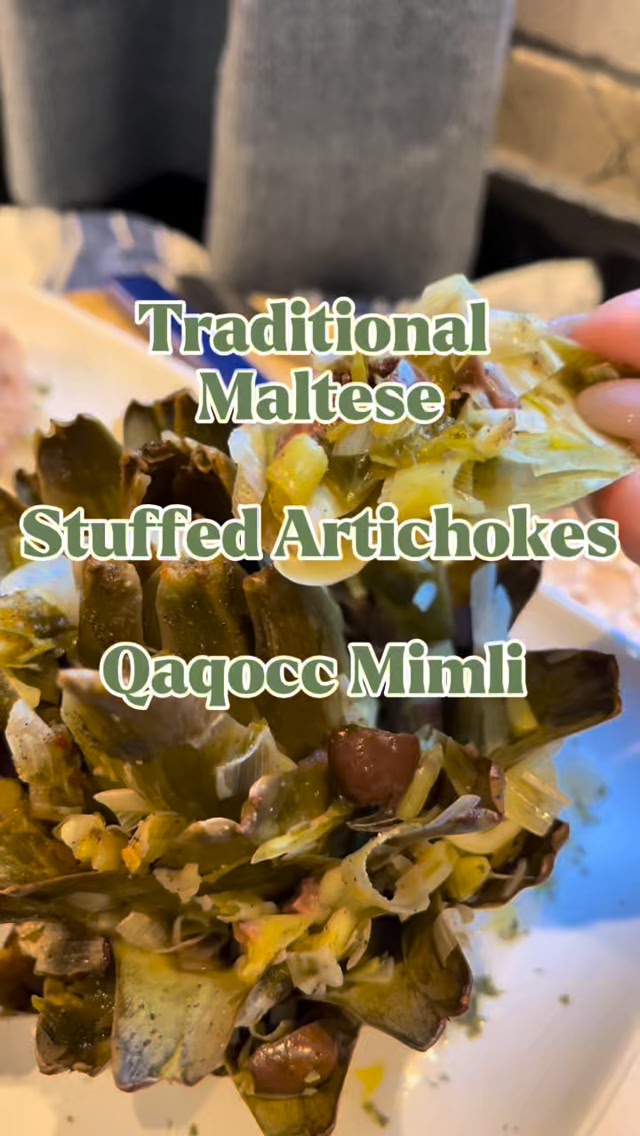 Traditional Maltese Qaqocc Mimli (Stuffed Artichokes) Qaqocc Mimli ...