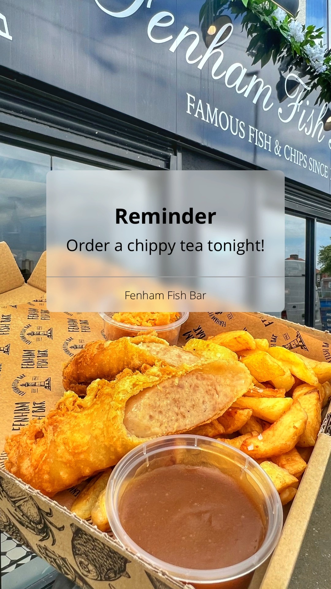 Fenham Fish Bar - REMINDER ‼️ We’re open for collection... | Facebook