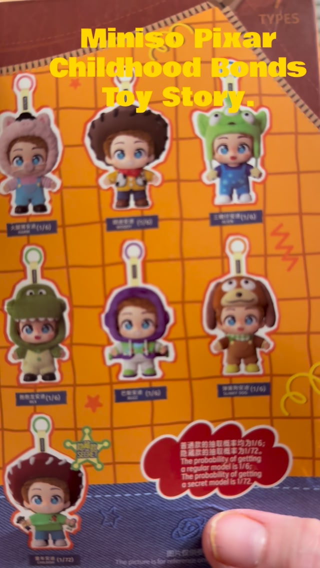 Blind Box Miniso Toystory Childhood Bonds. #toystory #blindbox