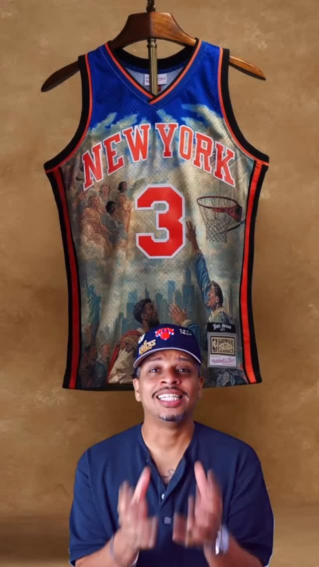 Jon Stan x Mitchell & Ness Stephon X. Marbury Knicks jersey will