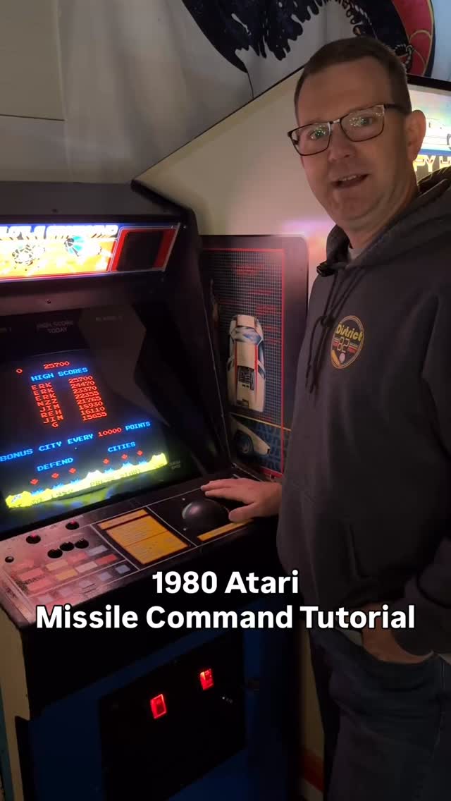 1980 Atari Missile Command Arcade Machine Tutorial. Brief description ...