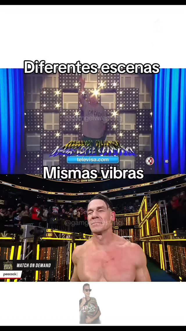 Diferentes escenas Mismas vibras #wwe #wweenespañol # ...