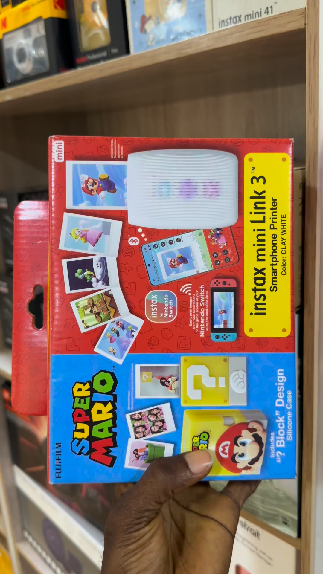 Fujifilm Instax Mini Link 3 Super Mario Edition is a special