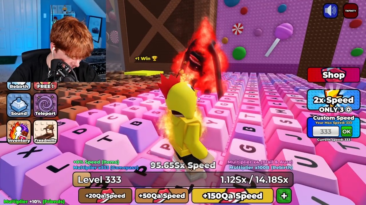 Completing EVERY WORLD in Roblox Keyboard Escape! #Caylusblox #new
