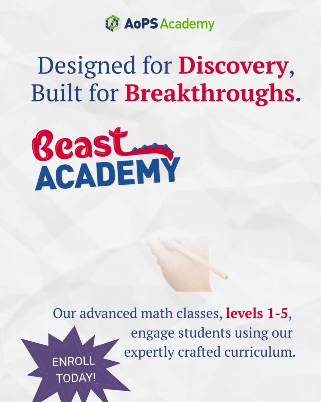 Beast Academy just keeps getting younger! Level 1 is now complete