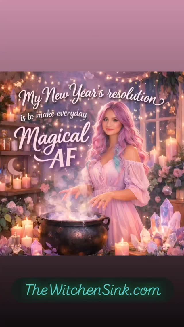 I'm so pumped to be done with 2025! Let's rock it in 2026, witches. We ...