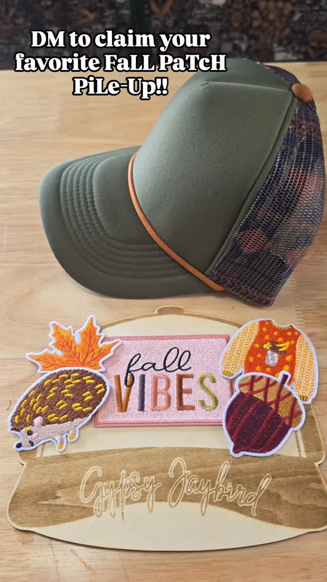 Some of the PatterNeD TruckEr capZ & FaLL patch🦊pile-ups I've got uP ...