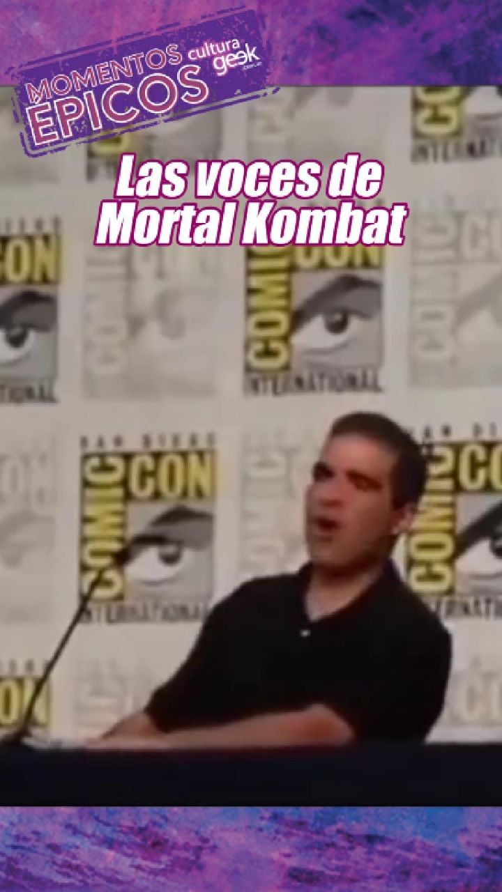 ¿Conocías las caras de los que ponen las voces de Mortal Kombat? su ...