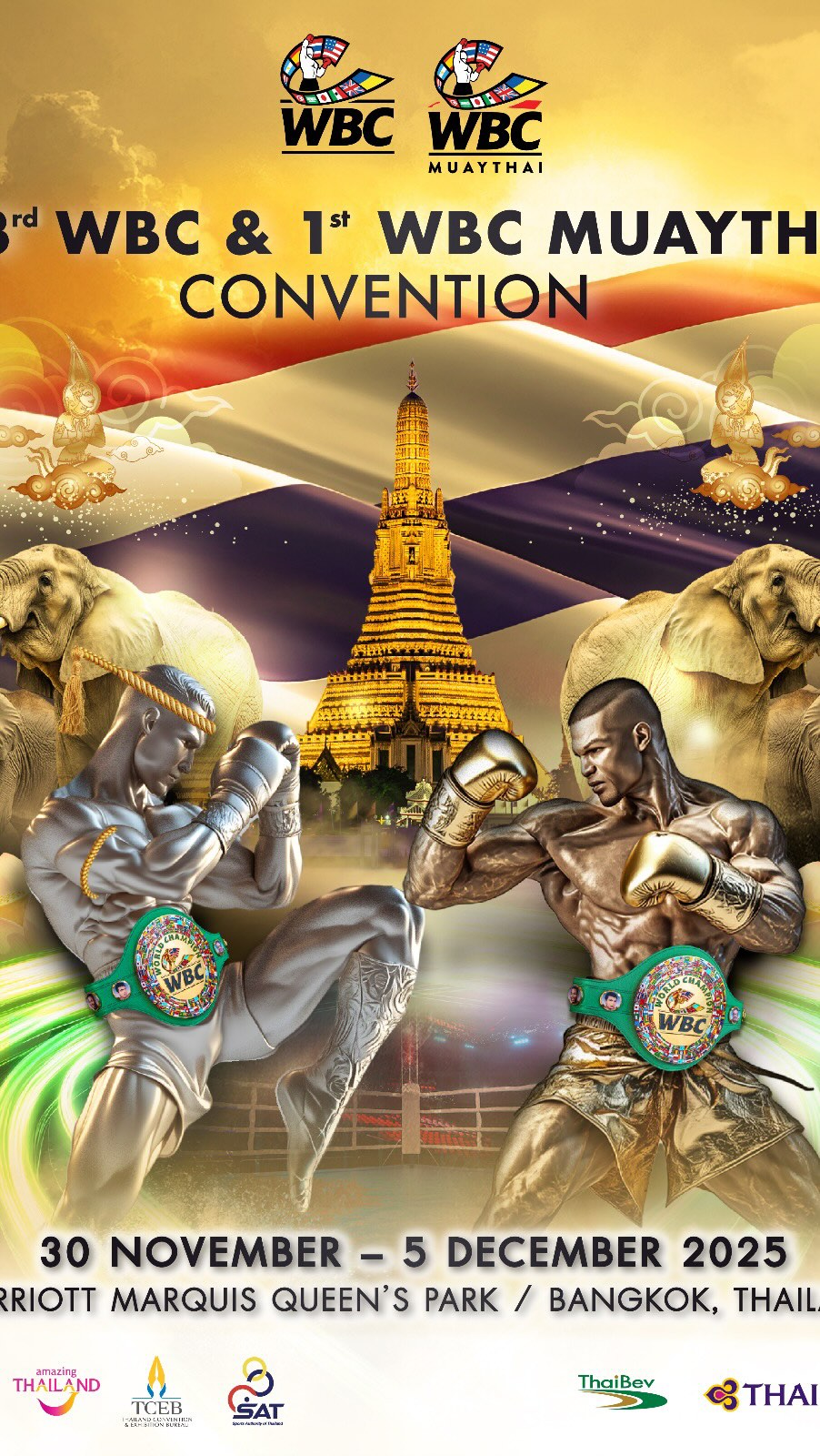 Bangkok is ready to host the 63rd WBC Boxing and the 1st WBC