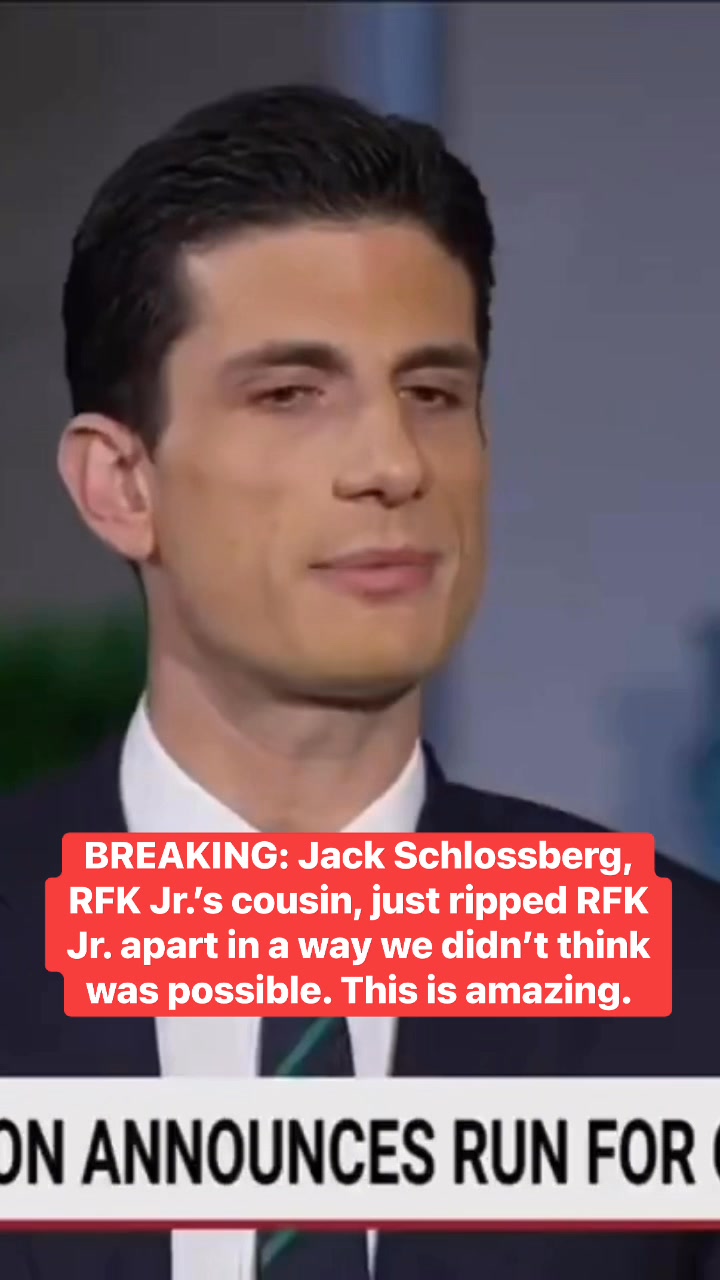 BREAKING: Jack Schlossberg, RFK Jr.’s cousin, just ripped RFK Jr. apart ...