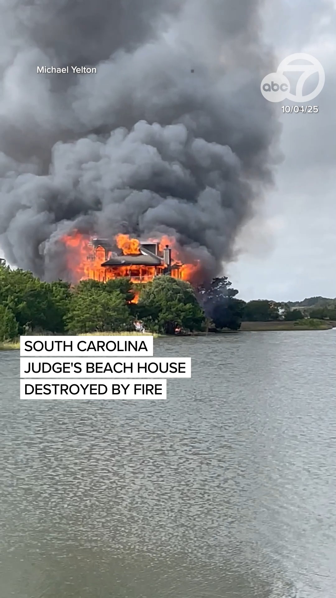A fire that destroyed the South Carolina home of a state circuit court ...