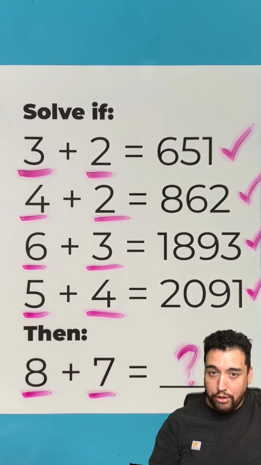 Can you solve this tricky math logic problem before time runs out This ...