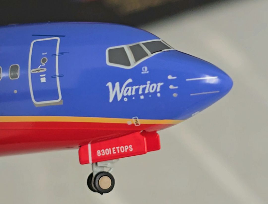 This is the first and only Gemini200 Southwest 737-800 in canyon
