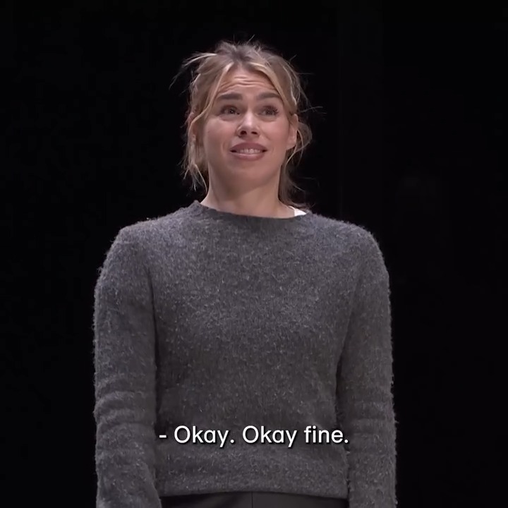 'There you go. Intimacy.' 😂 Yerma, with Billie Piper and Maureen ...