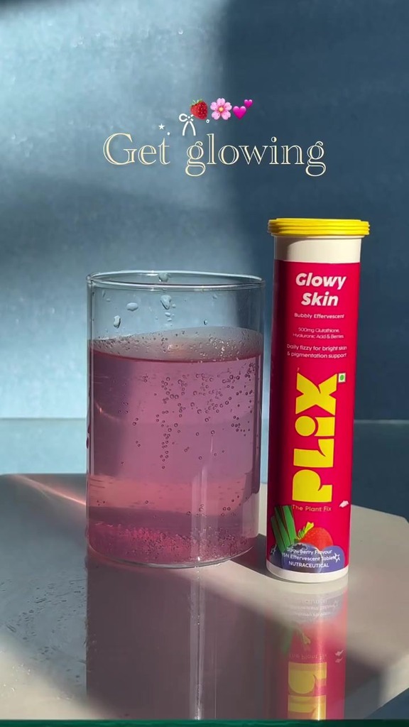 Okay after hearing so much positive reviews abouts these glowy skin tablets from @plix I've finally decided to give it a try since due to stress and work pressure, I could not