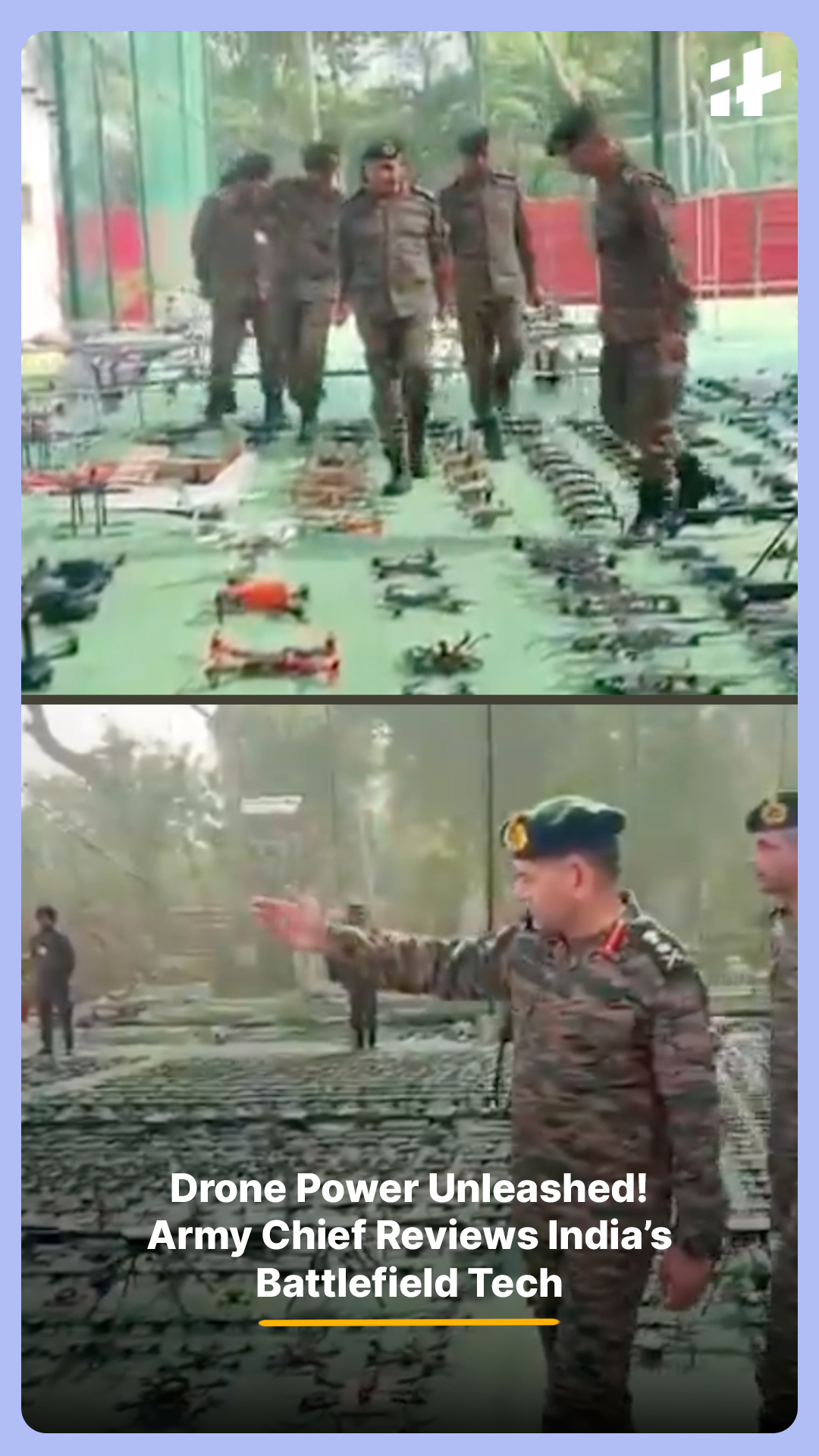 Army Chief Gen. Upendra Dwivedi reviews India’s advanced drone ...