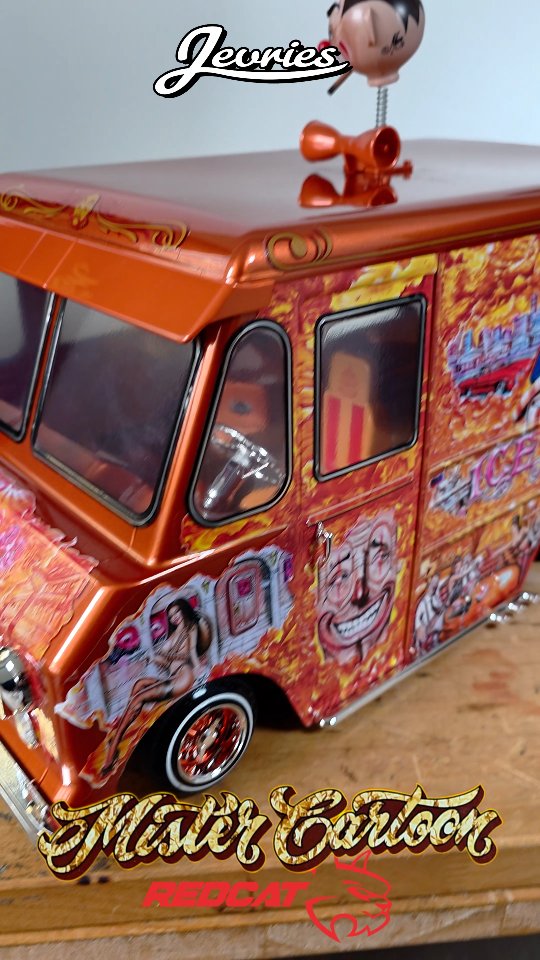Mr.Cartoon's 1/10 scale RC Ice Cream Truck UNBOXING VIDEO!! Mister