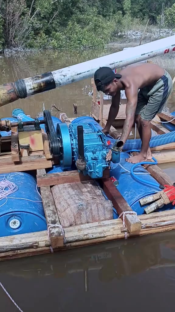 Joki engkol mesin diesel 3 poli keren #reels #fypviral #traktorsawah ...