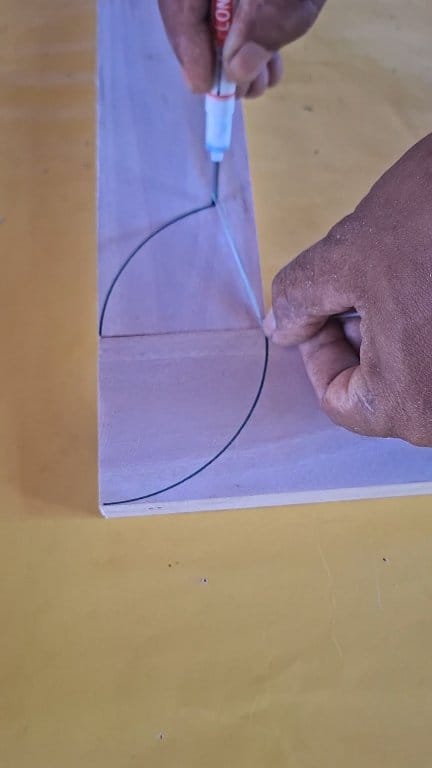 how to make a 90 angle using rope.. #woodworking #carpenter #project # ...