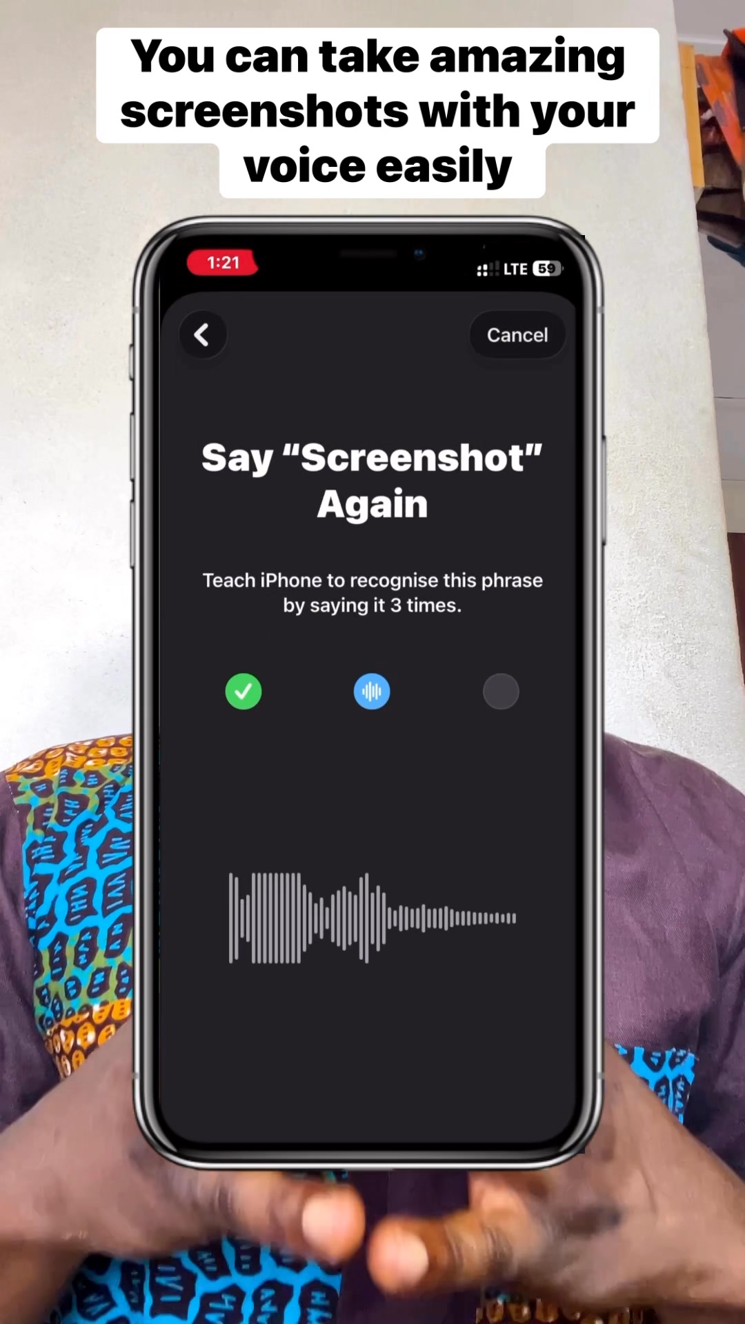You can take amazing screenshots with your voice easily #goviral