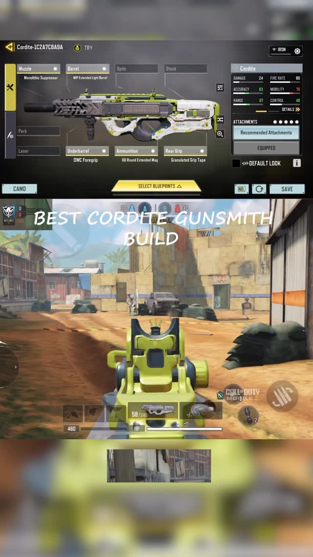 Cordite BUFF in Ranked Control | COD Mobile #callofdutymobile #fps # ...