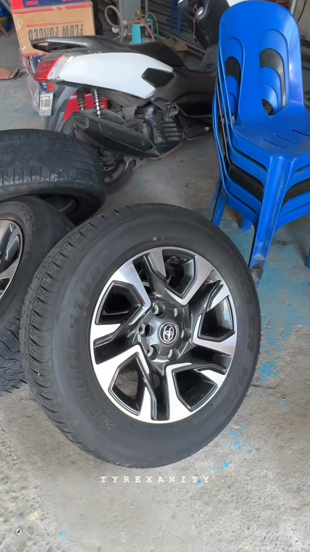 38,000 negotiable 88-90% Thickness Thank you 😊 #TYREX