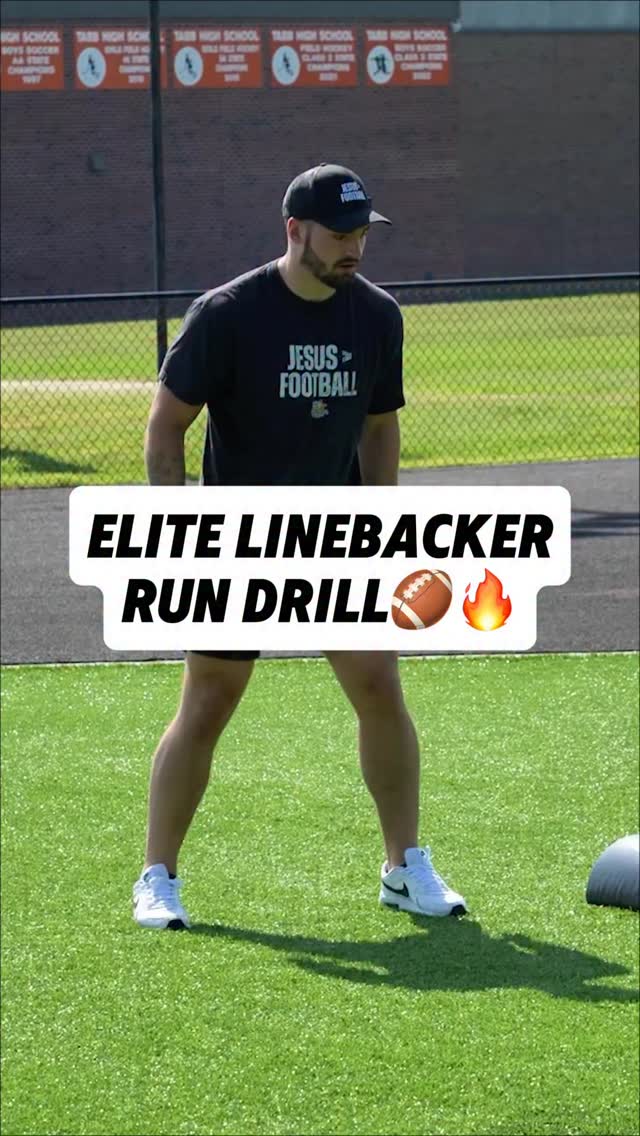 Elite Linebacker Drill to DOMINATE the run game🏈🔥 Grab a 5⭐️ Football ...