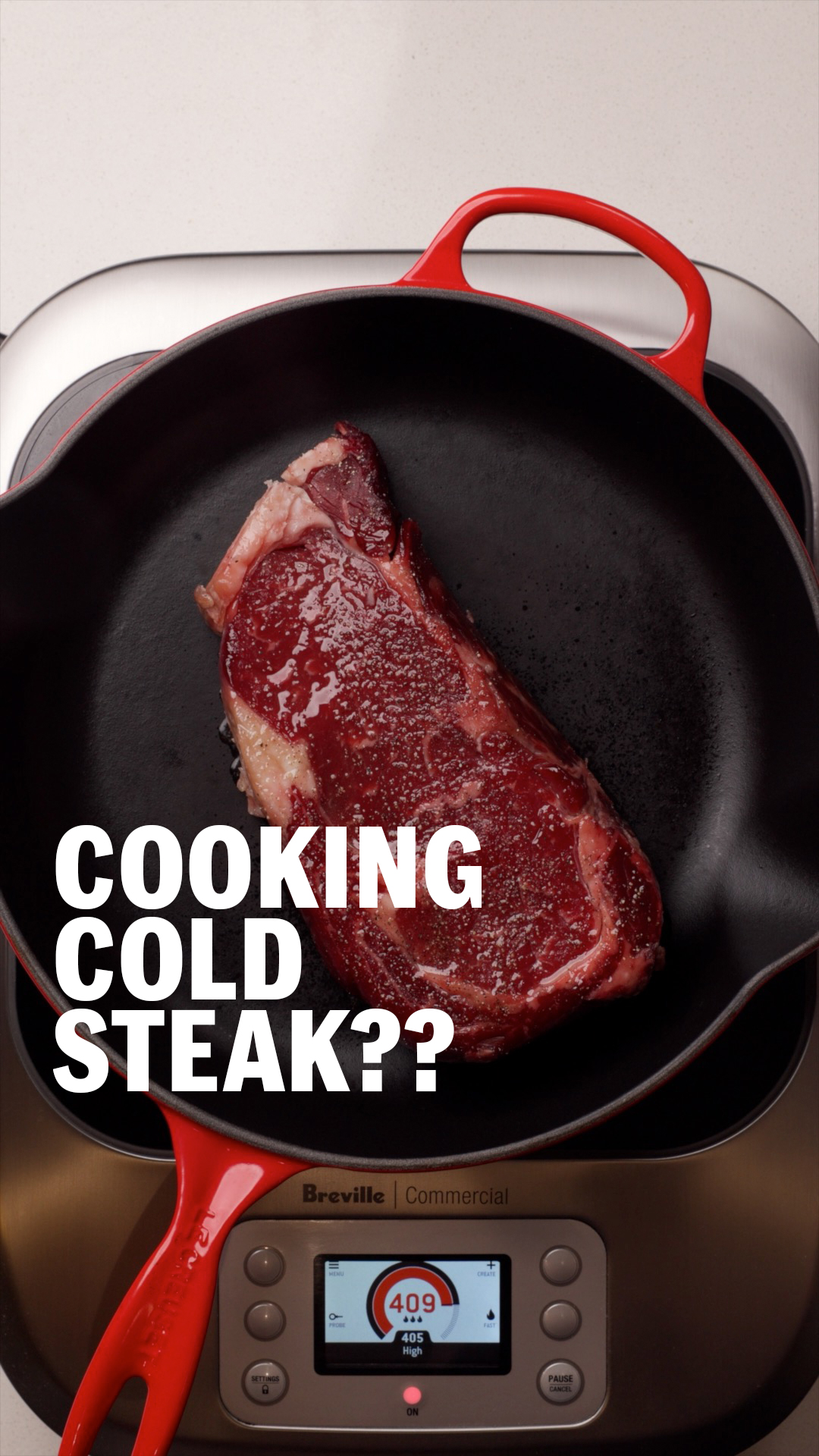 COOKING COLD STEAK? Is there a way around this? I think so. What we ...