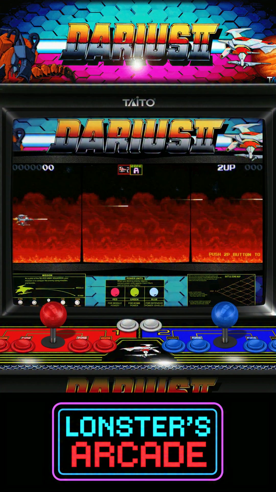 プレイステーション2本体+カセット22本 Game Name: Darius II (Sagaia) • Platform: Arcade • Alternate Names
