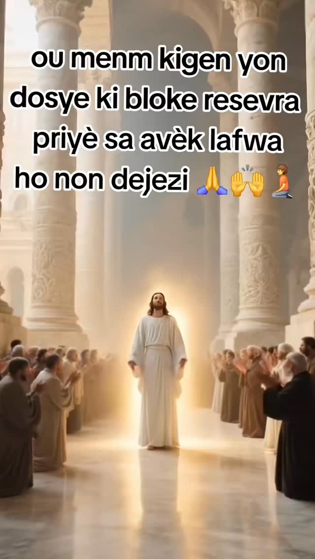Ou menm ki gen yon dosye bloke resevwa priyè sa ak lafwa maten an 🙏🙏 # ...