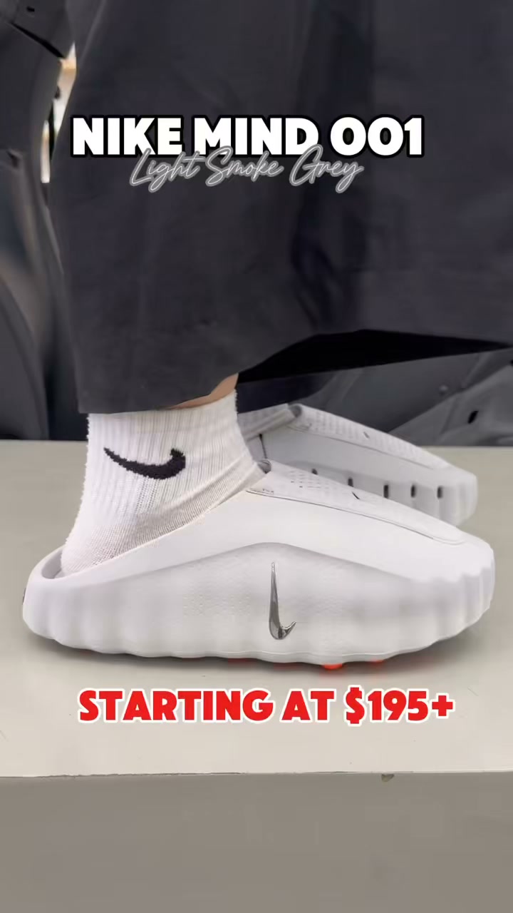 Nike Mind 001 ' Light Smoke Grey ' Starting at $195+ Shipped