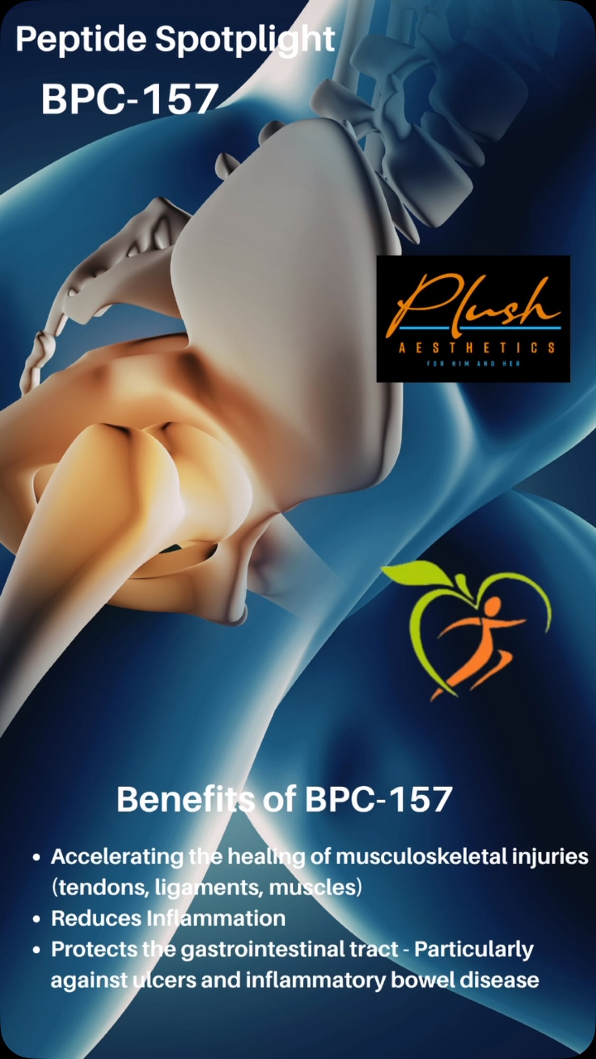 BPC-157 is an injectable peptide derived from human gastric juice, widely studied in animals for its potent regenerative properties, including promoting tendon, ligament, and muscle healing. It works 