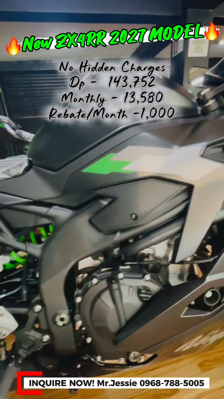 All New 2027 Kawasaki zx4rr All in DP:143,572 Monthly:13,580