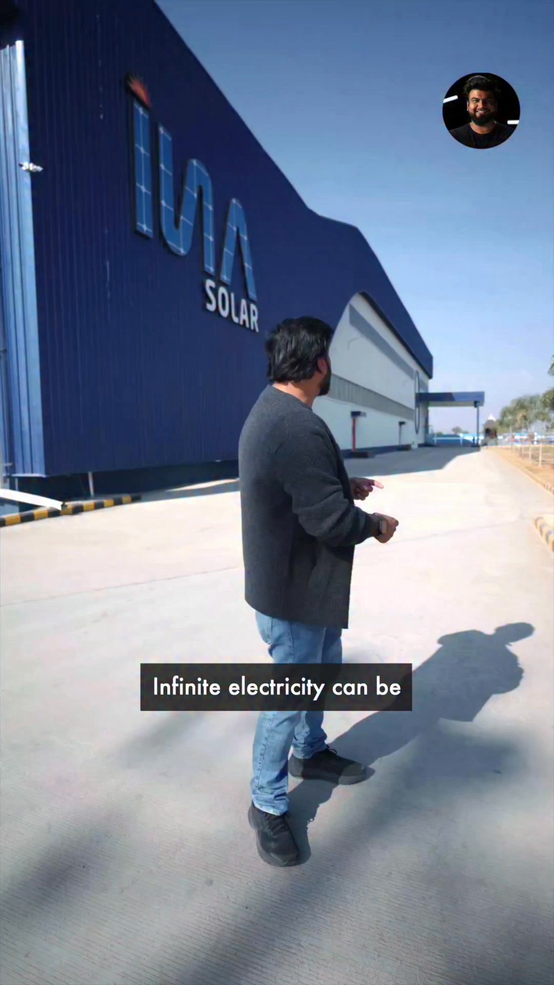 How does INA Solar generate continuous electricity from its factory ...