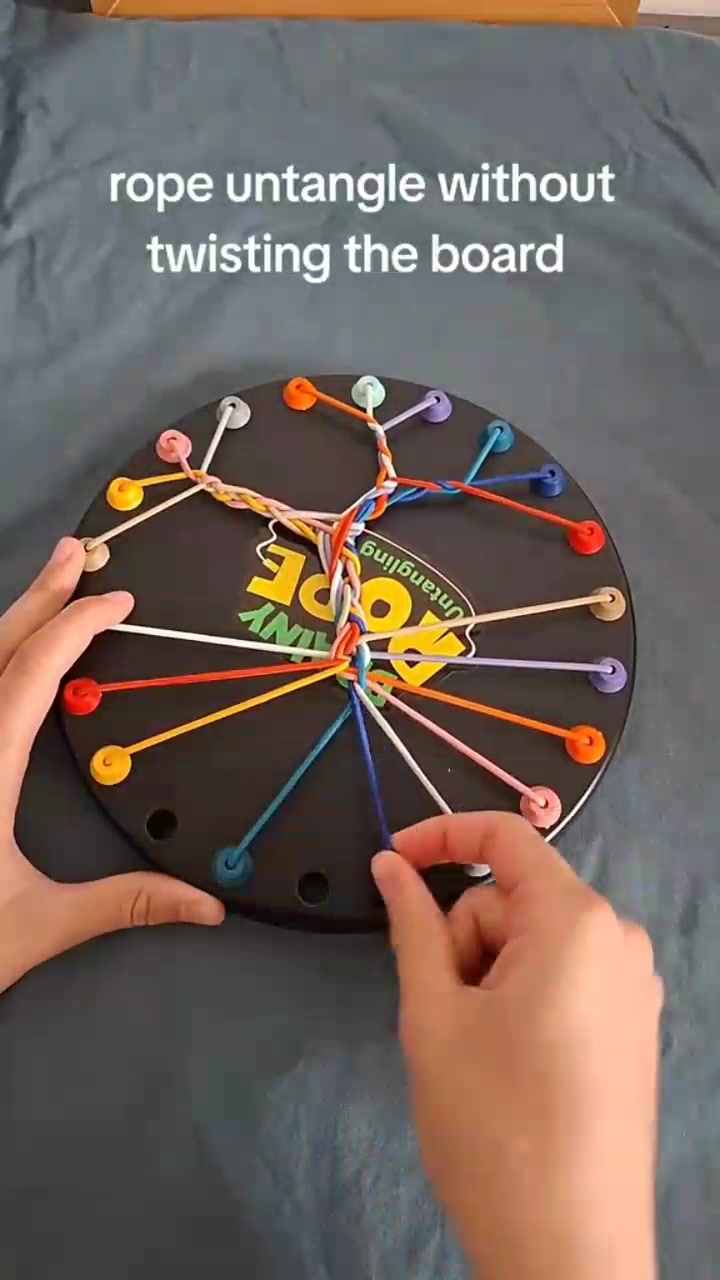 rope untangle without twisting the board #ropeuntangle #fyp #puzzles # ...