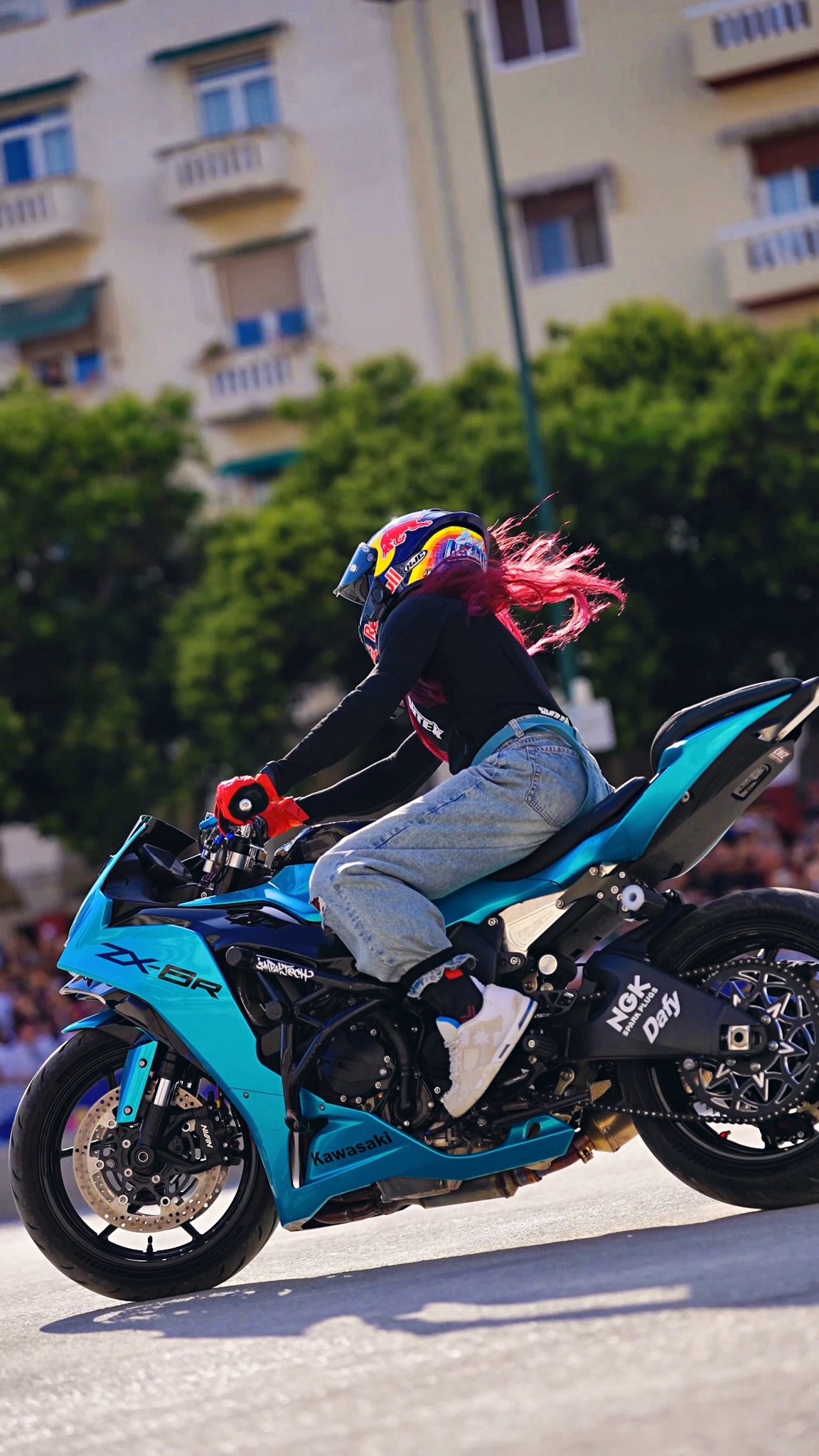 What happens when you bring a stunt bike to Greece
