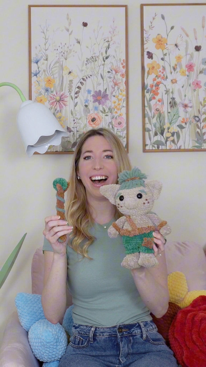 Introducing my newest crochet pattern, the woodland trolls! 🧌🍄 These ...