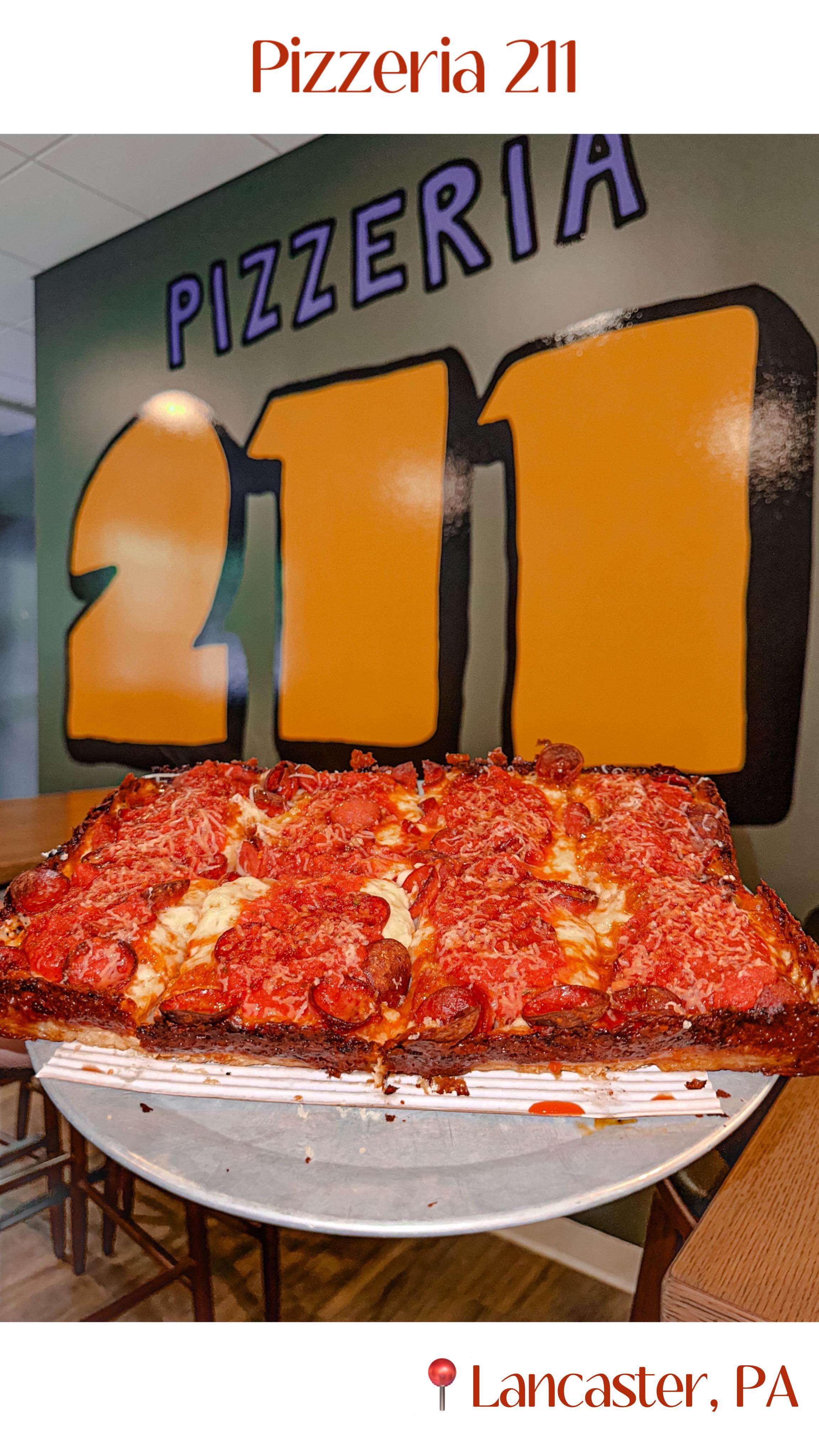 Pizzeria 211 serves high quality pizza in Lancaster, PA