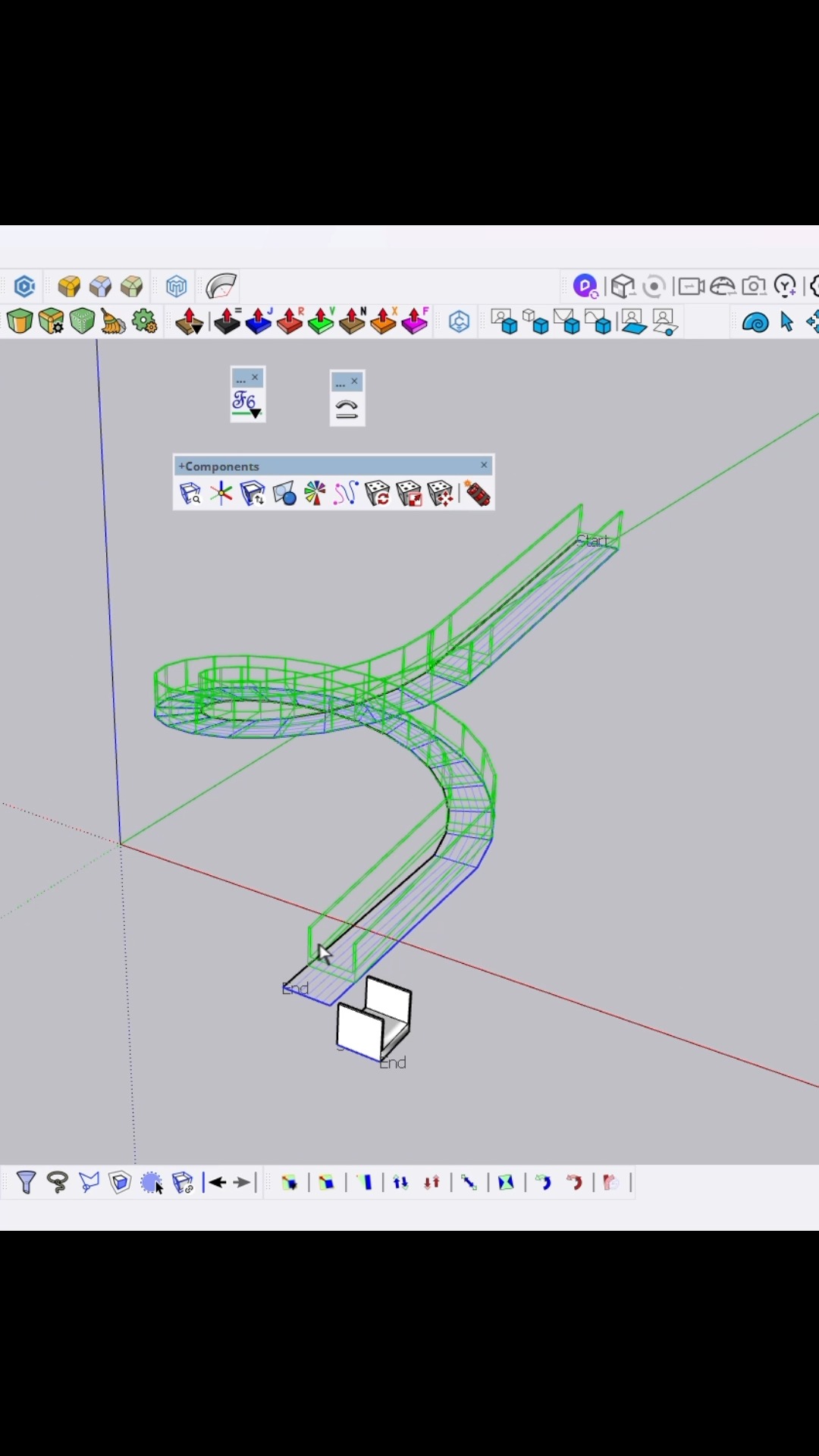 HOW TO CREATE A COMPLEX RAMP WITH... - Vray sketchup guru | Facebook