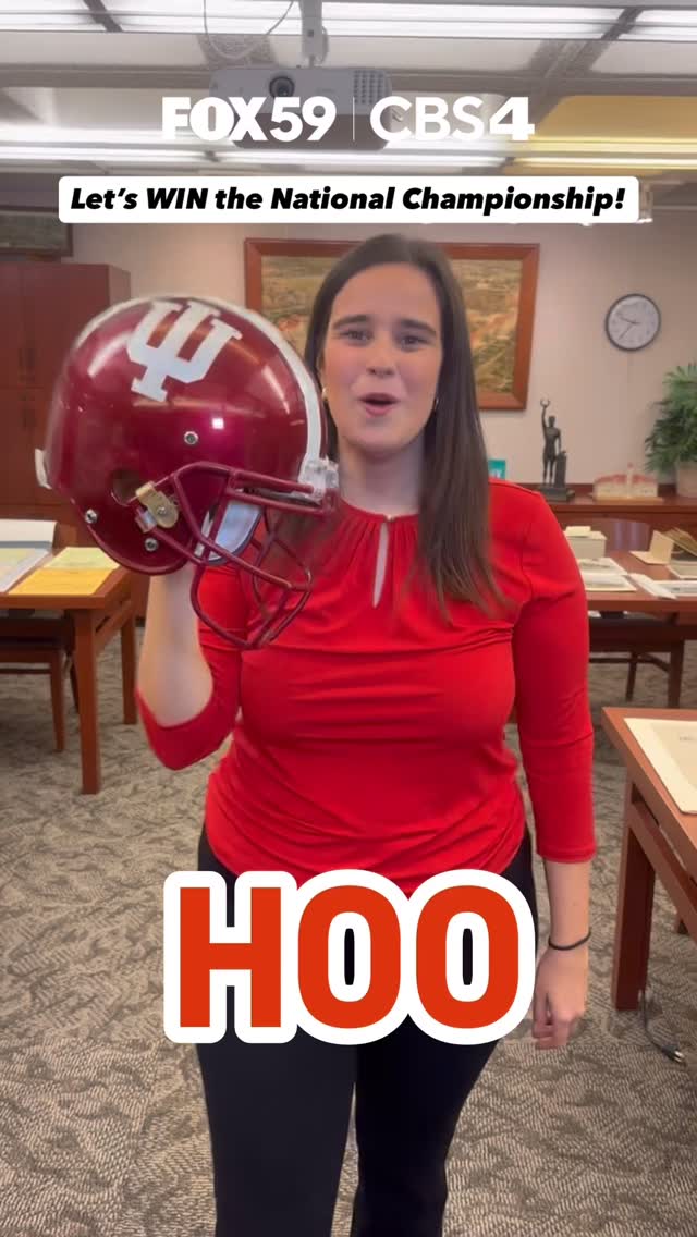 Bring it home, HOOSIERS! 🏈👏 • The FOX59/CBS4 team is sending our best ...