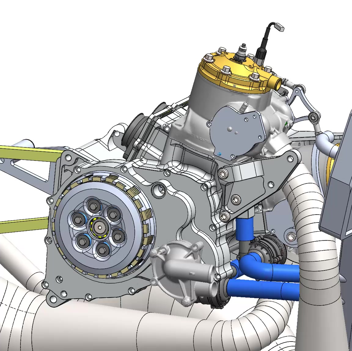 Riley from BRC Racing suggested I should add an R6 waterpump to the ...