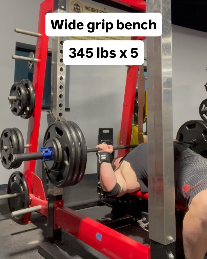 12/16/25 press med Warm up Band work Machine row DB bench Alternating ...