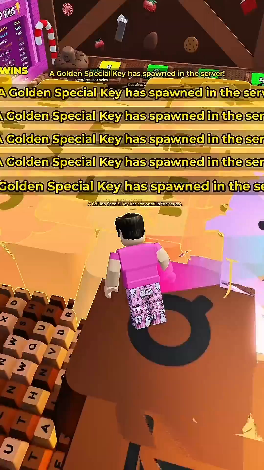 I Found the Most Broken Keycap on Speed Keyboard Escape #reels #roblox
