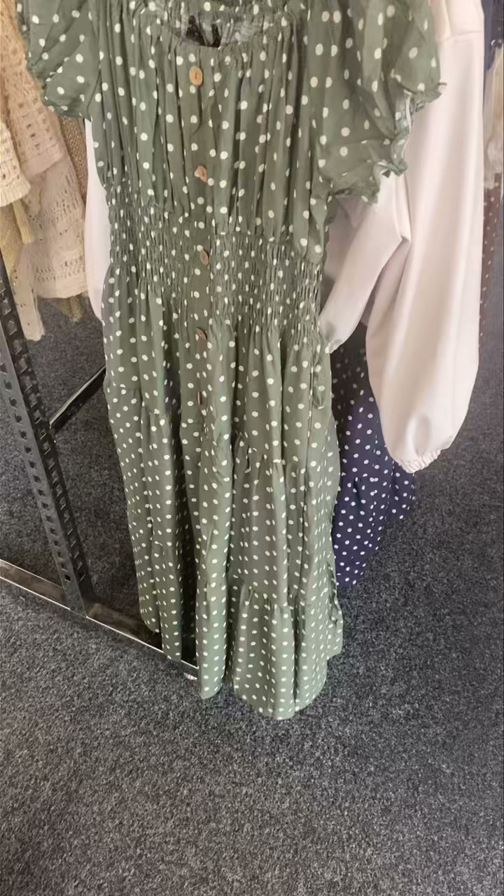 green polka dot dress target 🟢🔵 Dots 🔵🟢 , We’ve got some new dresses in store , Available in sage green, navy and brown , #outfitsoftheday #outfitstyling #outfitstyling #outfitsideas #outfitsideas #outfitsoftheweek #outfits img_champagne