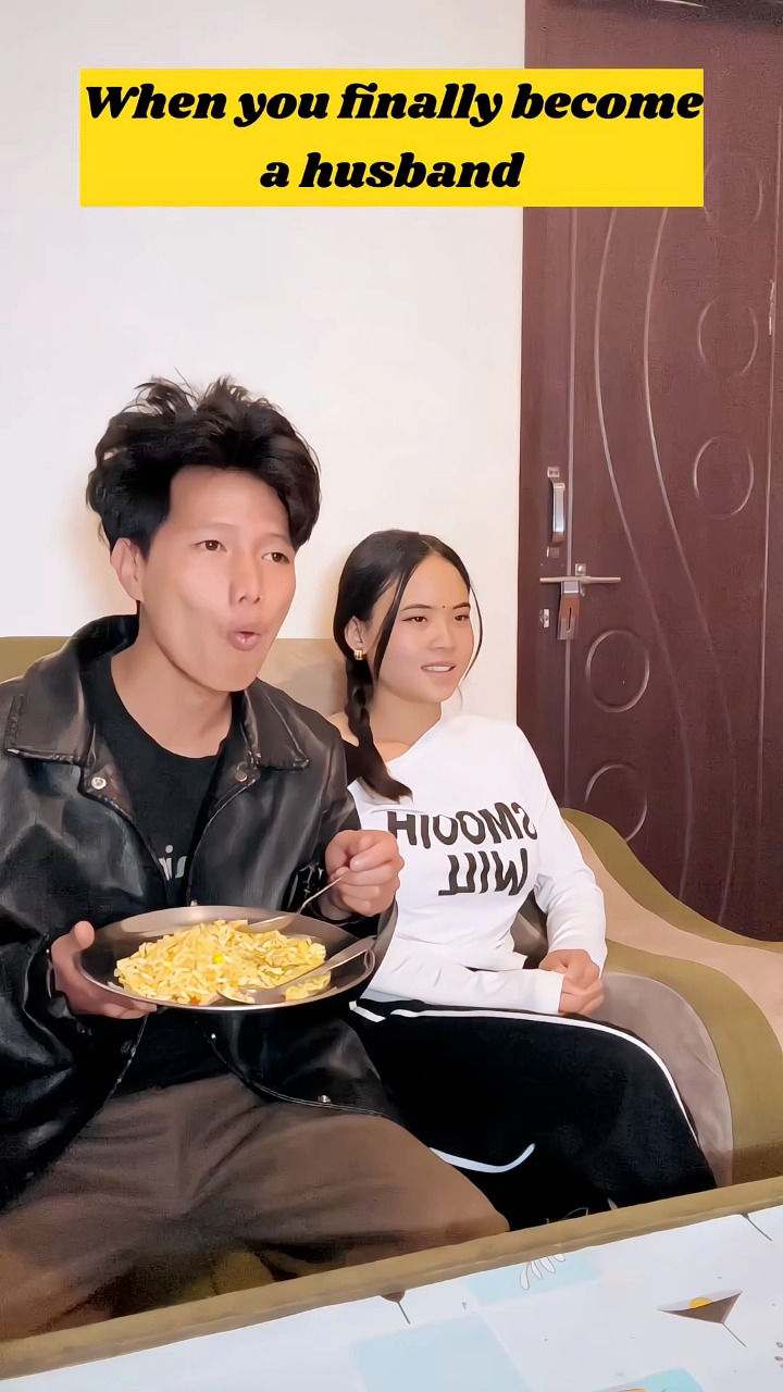 When you finally become a husband🤣😂 #susmi_x_milan #couple #shorts ...